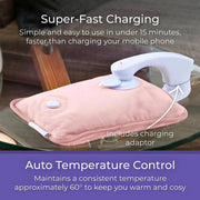 Carmen Rechargeable Electric Hot Water Bottle Pink
